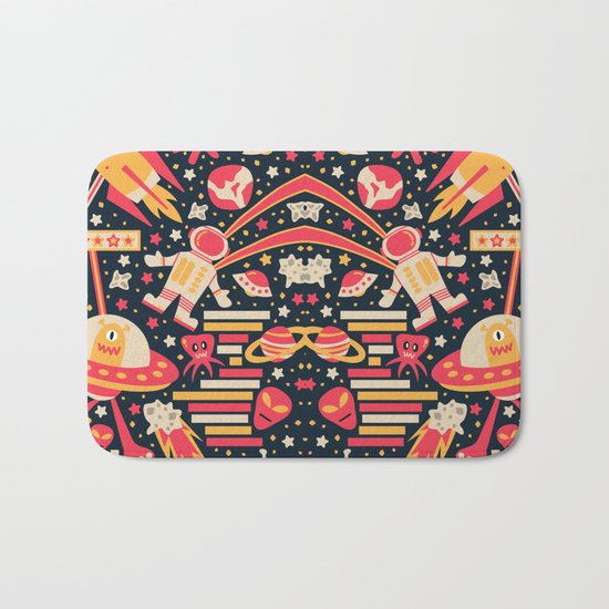 Alien Patterns Bath Mat