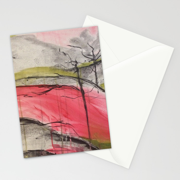 Pink Landscape Color Of Japan Original Painting By Jodi Tomer