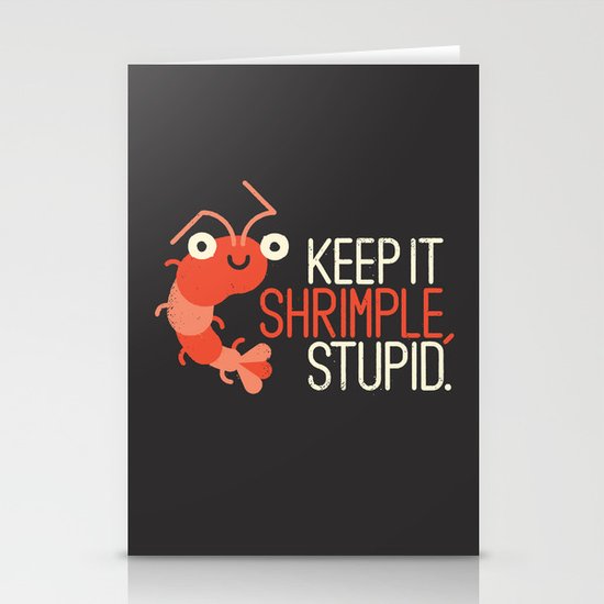 The Prawn Principle Stationery Cards