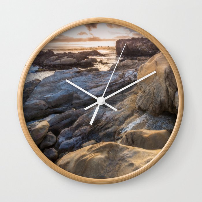Point Lobos II Wall Clock