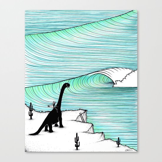 Surf Check Canvas Print