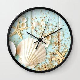 Seashells Wall Clock
