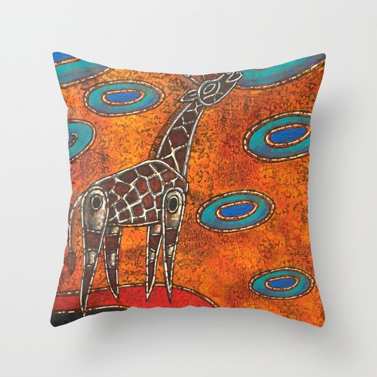 Giraffe Throw Pillow