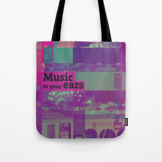 Music To Your Ears (ANALOG zine) Tote Bag