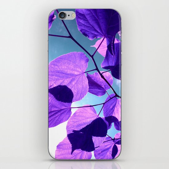 purple lime leaves I iPhone & iPod Skin