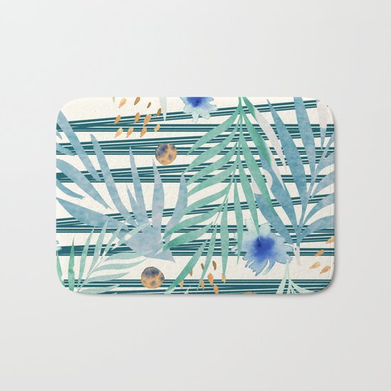 SUMMERTIME STRIPES Bath Mat