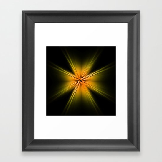 Burst Framed Art Print