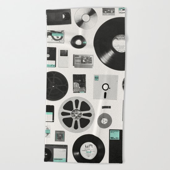 Data Beach Towel