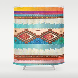 The colors continent "ÁFRICA" Shower Curtain