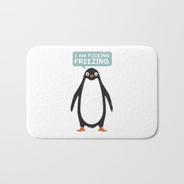 Talking Penguin Bath Mat