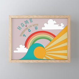 HOME Framed Mini Art Print
