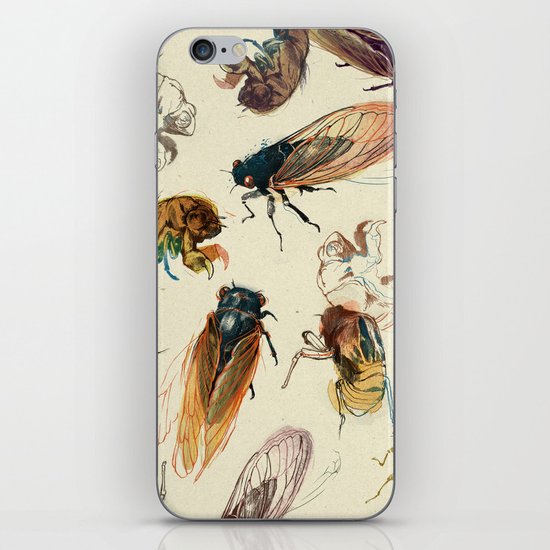 summer cicadas iPhone & iPod Skin