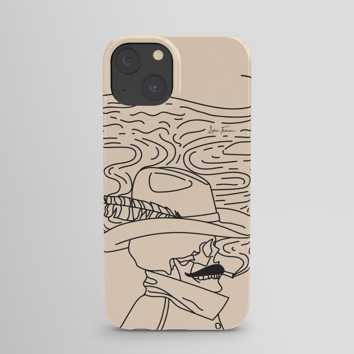 Love or Die Tryin’ - Cowhand Black & Cream iPhone Case