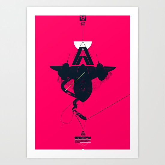 STEALTH:SR-71 Blackbird Art Print