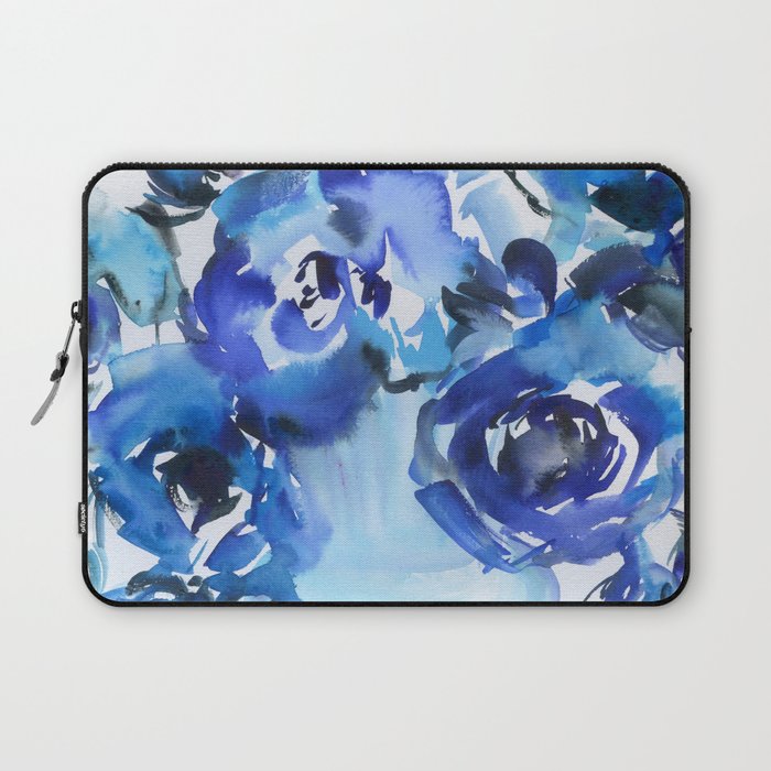 blue stillife: roses Laptop Sleeve