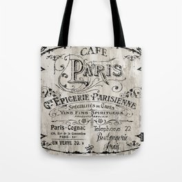 Paris Bistro VIII Tote Bag
