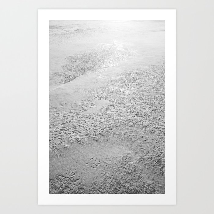 Abstract Ice Texture Art Print