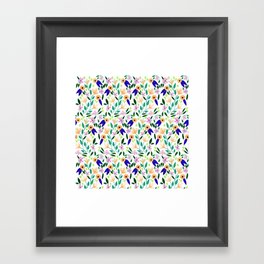 Floral Pattern Framed Art Print