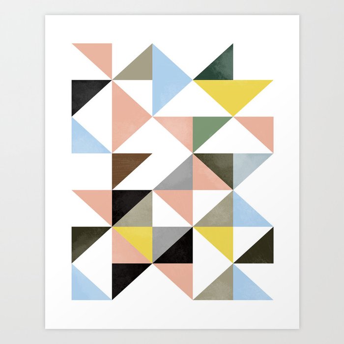 Geometric Abstract Abstract Print Abstract Poster Geometric
