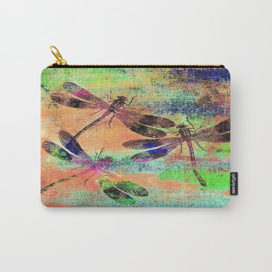 Mauritius Vintage Dragonflies Colours C Carry-All Pouch