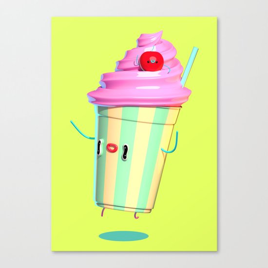 Milkshake Canvas Print