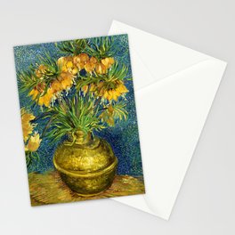 Vincent van Gogh "Imperial Fritillaries in a Copper Vase" Stationery Card