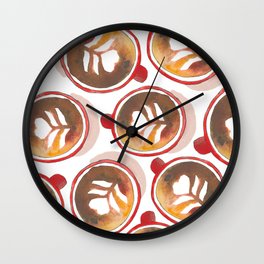 Coffee Please Wall Clock