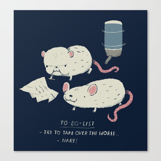 P and B to-do-list Canvas Print
