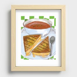 Grilled Cheese Recessed Framed Print
