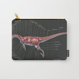 Velociraptor Mongoliensis Muscle Study Carry-All Pouch