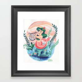 Mermaid Two Framed Art Print