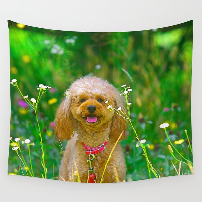 Cute Dog Wall Tapestry
