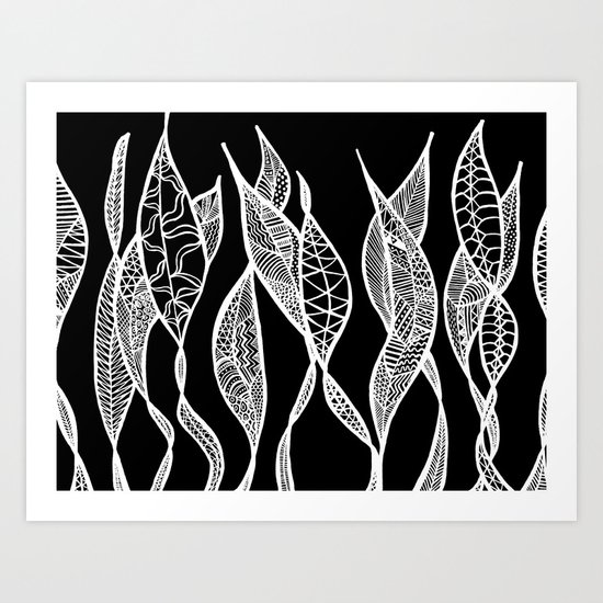 Sway (Reverse) Art Print