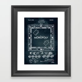 1935 - Board game apparatus (Monopoly) Framed Art Print
