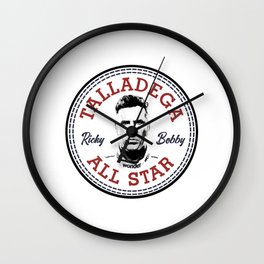 Ricky Bobby All Star Wall Clock