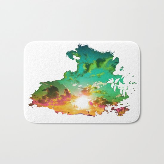 A Cut out of Life Bath Mat