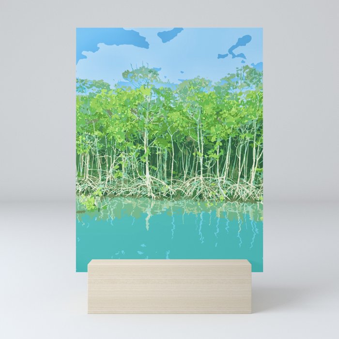 mangroves Mini Art Print
