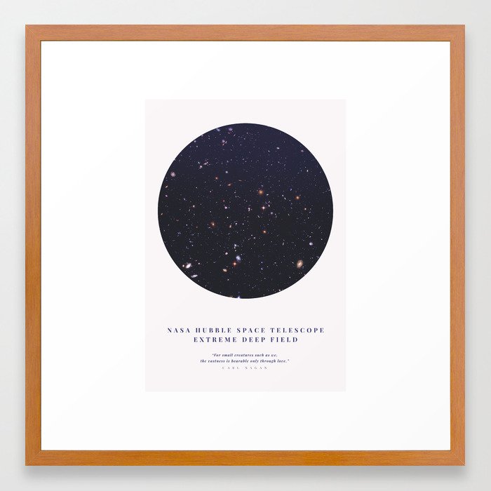 Hubble Extreme Deep Field Galaxies Framed Art Print by ...