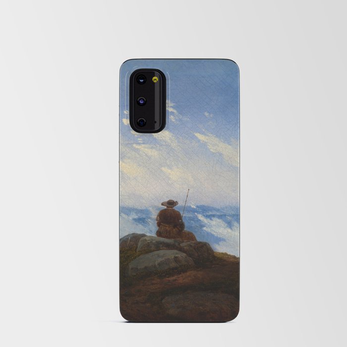 Wanderer on the Mountaintop - Carl Gustav Carus (1818) Android Card Case