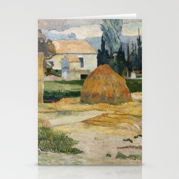 Landscape near Arles, Paul Gauguin (1888) Stationery Cards