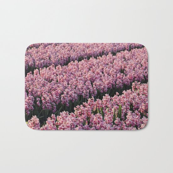 Hyacinth field Bath Mat