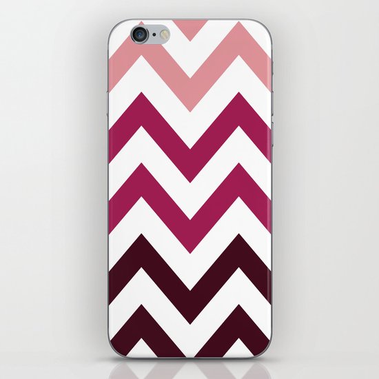 PINK FADE CHEVRON iPhone & iPod Skin
