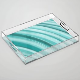 Clean Sweep Blue Abstract Acrylic Tray