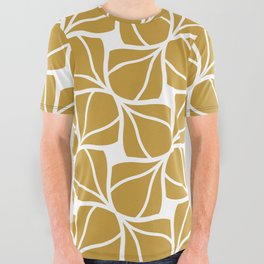 Geometric Golden vintage Seamless Pattern. Abstract Art Deco Background. Classic Stylish Texture.  All Over Graphic Tee