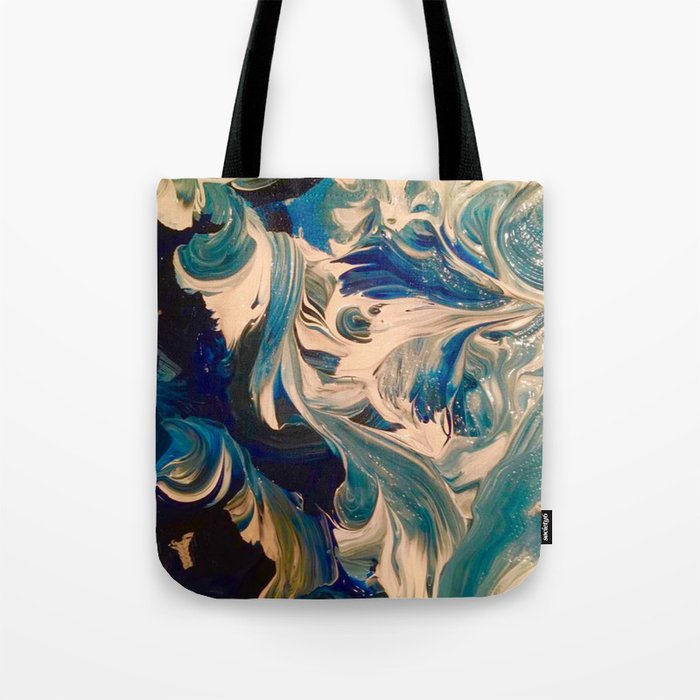 Ocean Swirl Tote Bag