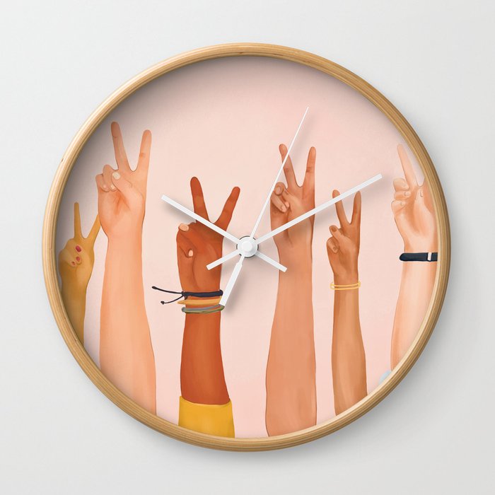 Peace Wall Clock