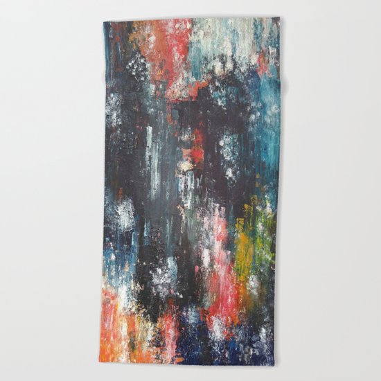 Night light Beach Towel