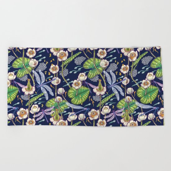 river stories Beach Towel