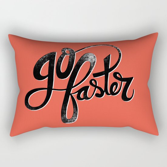 Go Faster! Rectangular Pillow