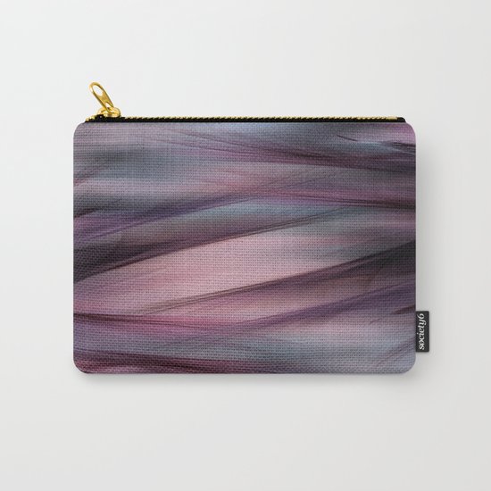 Soft Hazy Mauve Abstract Carry-All Pouch